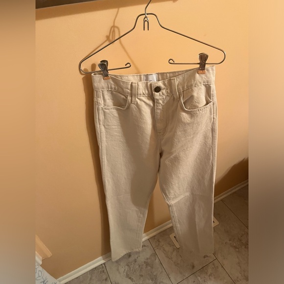 G. Label by Goop Janay Straight Leg High Rise Jeans in Natural - Picture 6 of 9